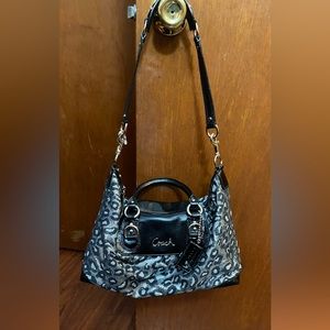Gently use coach animal print bag